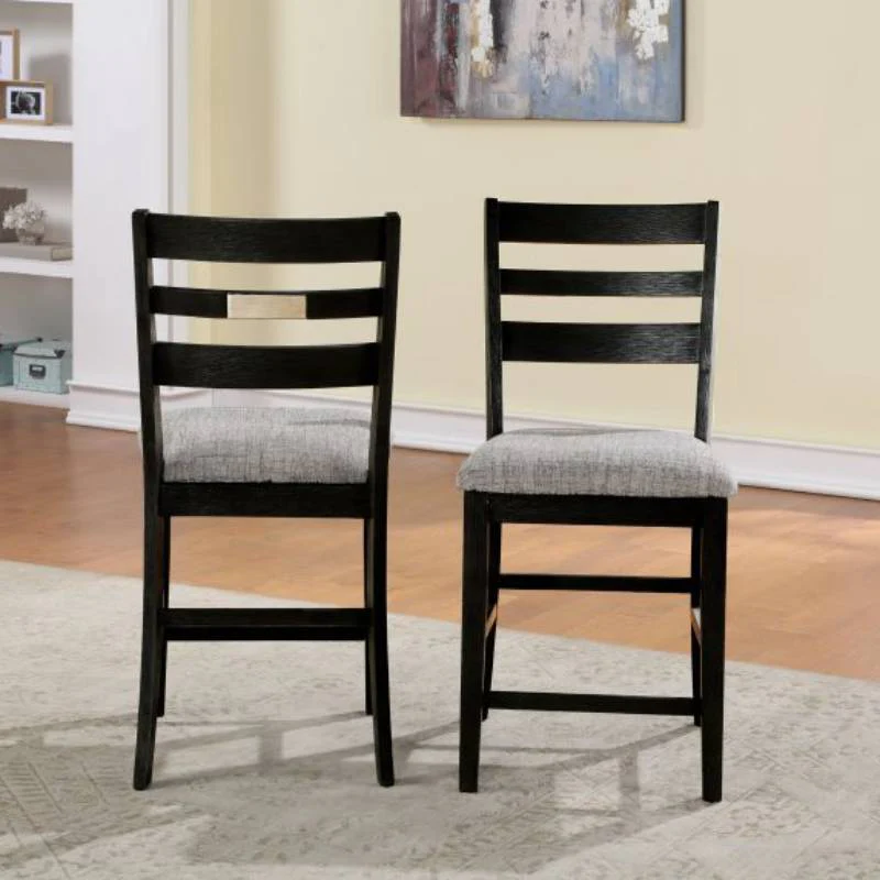 Palermo 24" Pub Chair Set by Vilo Home - Black - Image 2