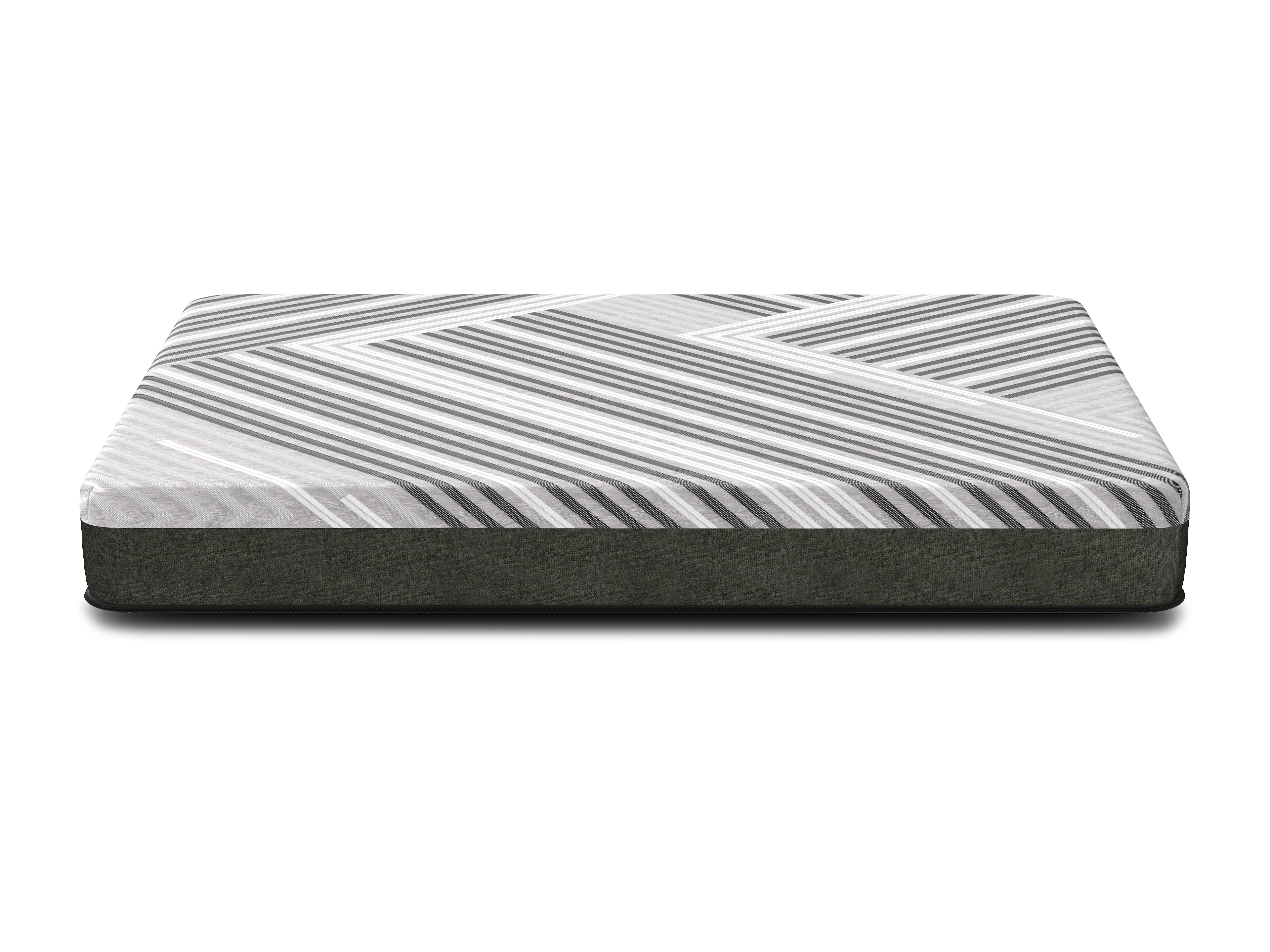 Diamond Mattress Siesta 10" Foam Cooling Medium Mattress - Gray - Image 4