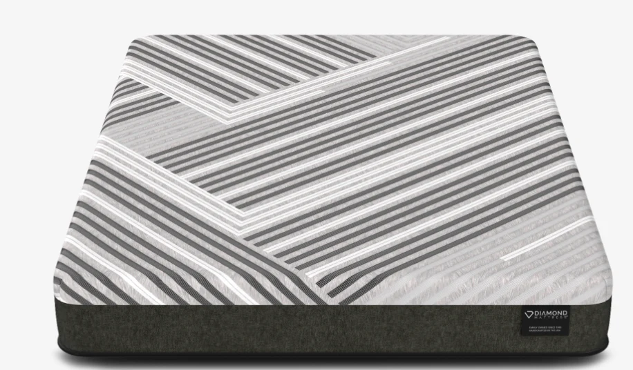 Diamond Mattress Siesta 10" Foam Cooling Medium Mattress - Gray - Image 7
