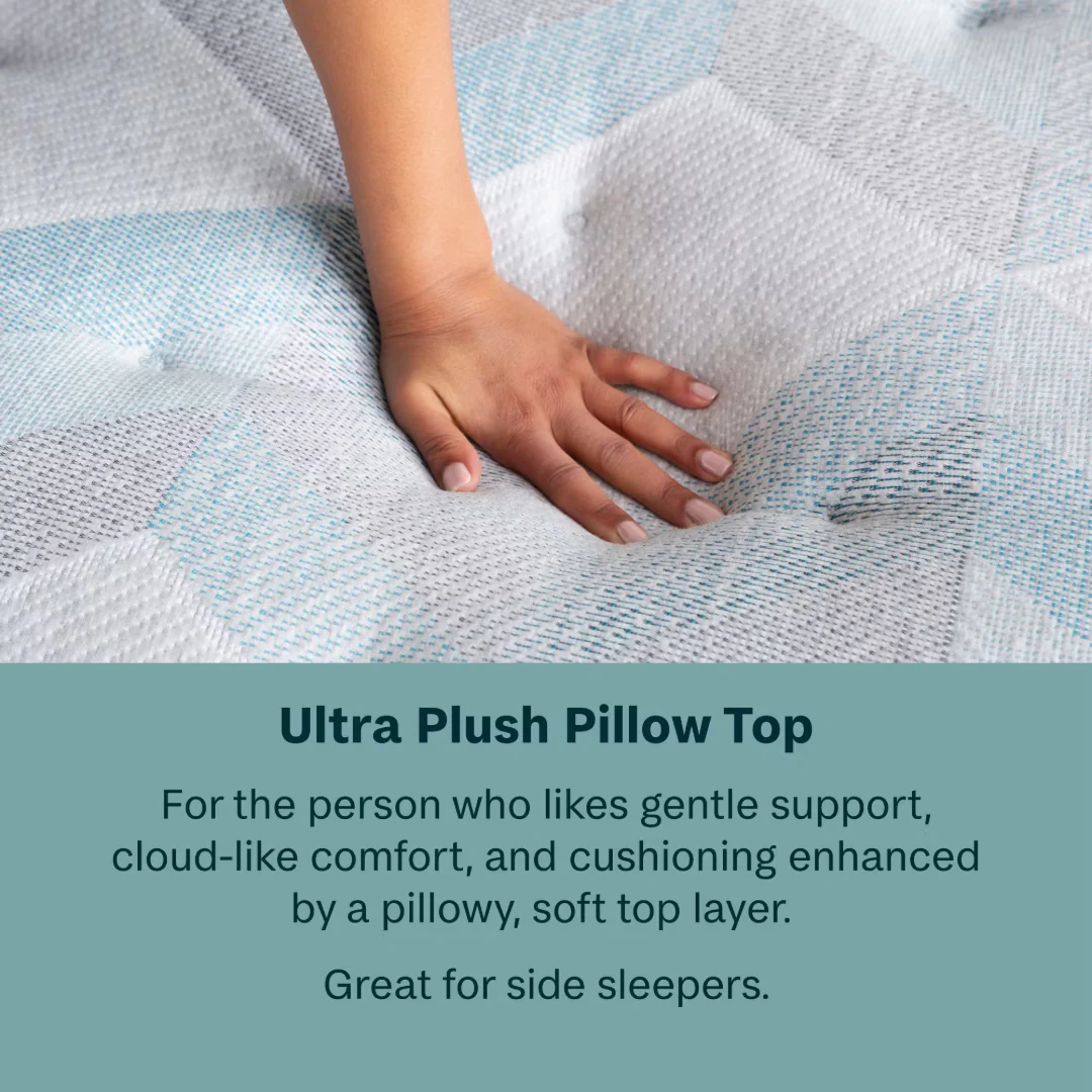 Beautyrest Dream Weaver 14.25" Ultra Plush Pillow Topm - Gray - Image 16