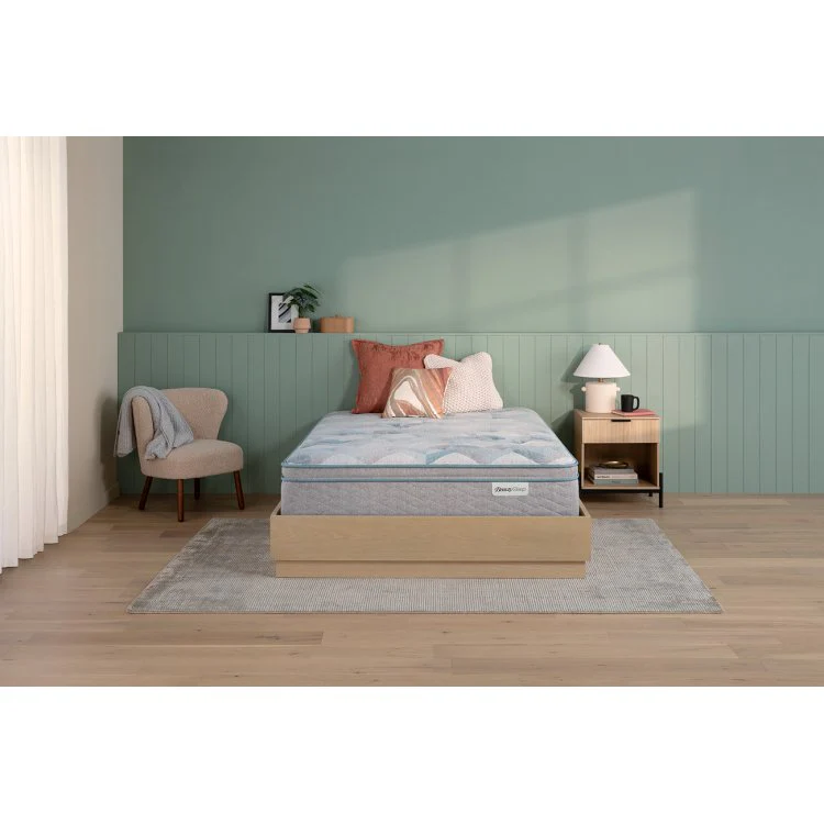 Beautyrest Dream Weaver 14.25" Ultra Plush Pillow Topm - Gray - Image 9