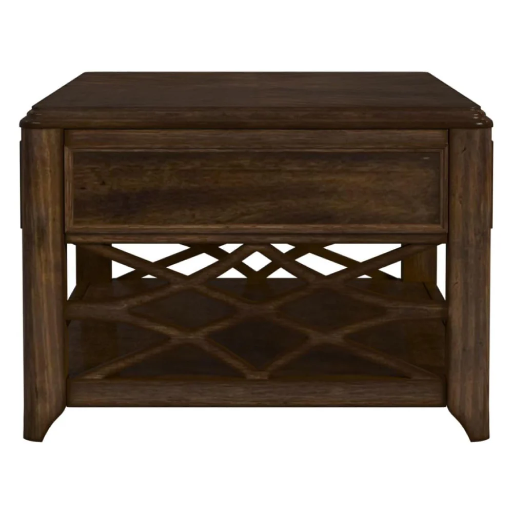 48" Lift-Top Coffee Table by Picket House Furnishings - Brown - Image 3