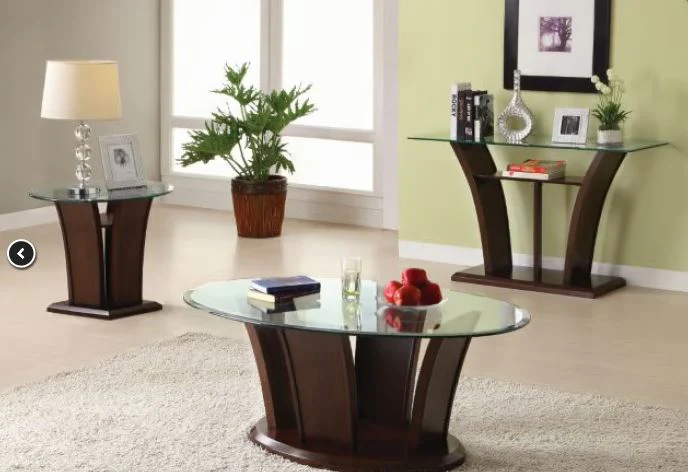Manhattan 30" Coffee Table by Furniture Of America - Brown Cherry - Image 4