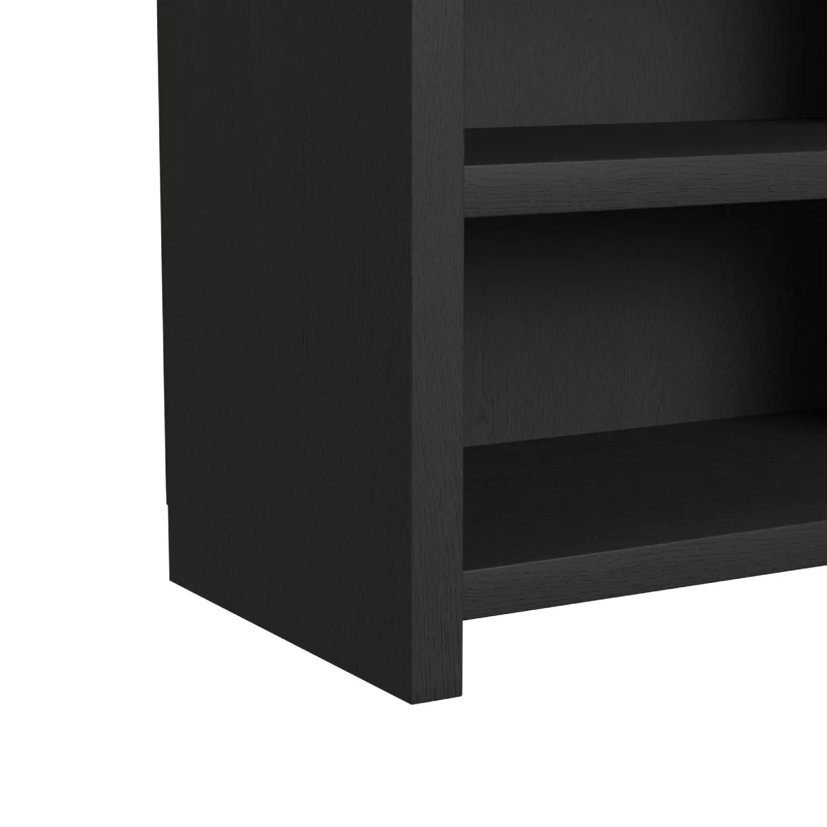 66" Ridgemont Open Bookcase by Elements - Black - Image 4