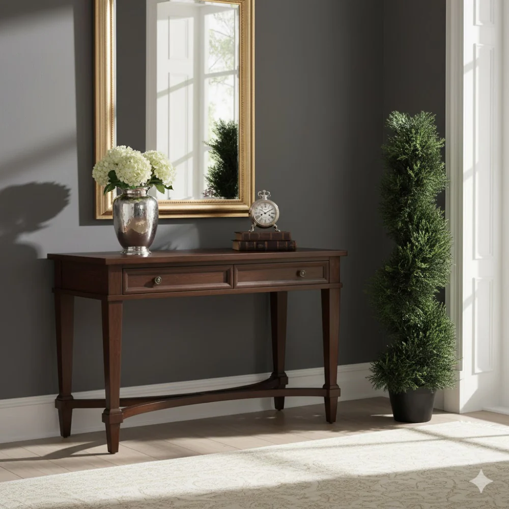 Allstate Floral 36" Cedar Spiral Artificial Topiary Tree with Plastic Vase - Green - Image 2