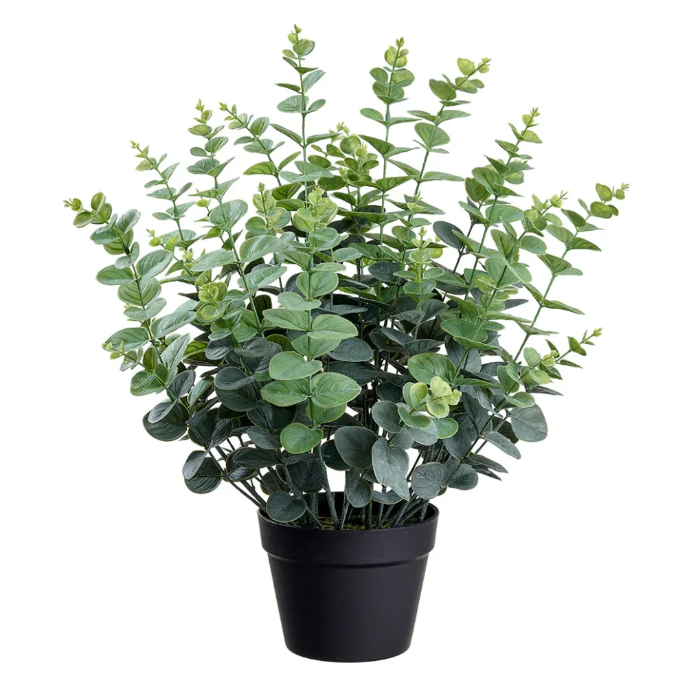 Allstate Floral 24" Eucalyptus Leaf Plant with Plastic Pot - Image 3