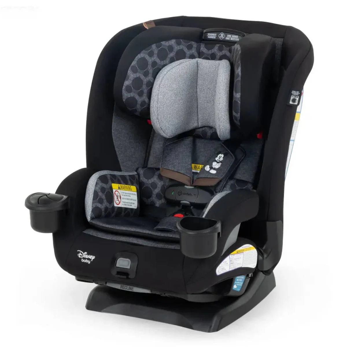 Disney Baby EverSlim 4-in-1 Convertible Car Seat - Black - Image 2