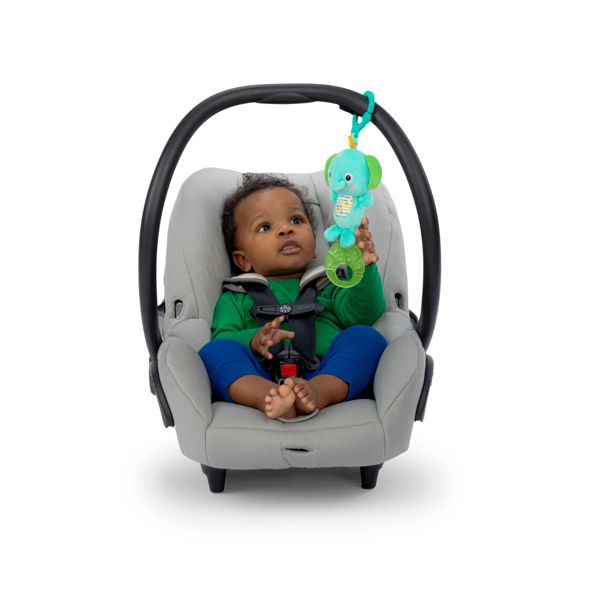 Bright Starts Tug Tunes Elephant On-the-Go Toy - Blue - Image 4