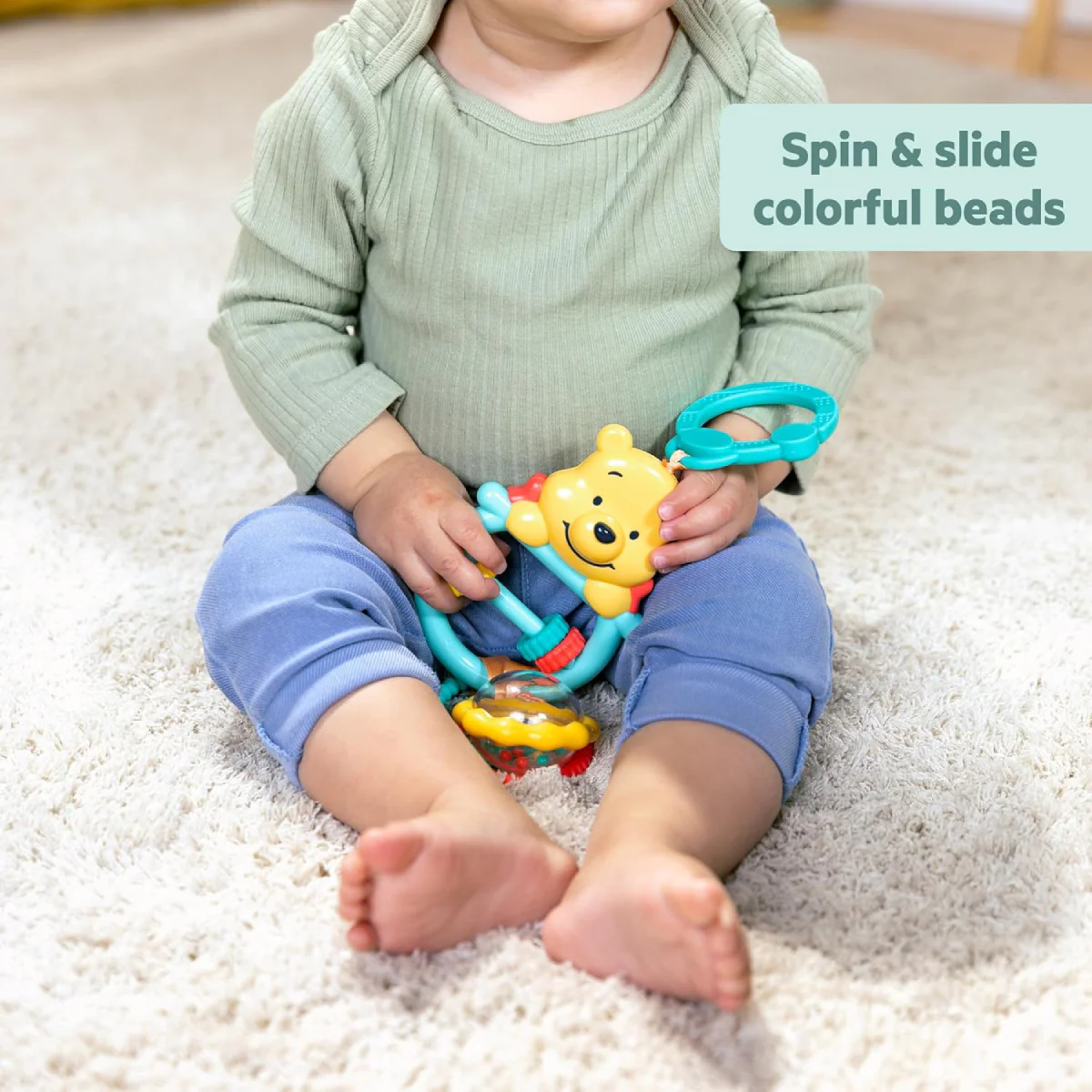Bright Starts Disney Baby Winnie The Pooh Busy Bear Activity Toy - Image 2
