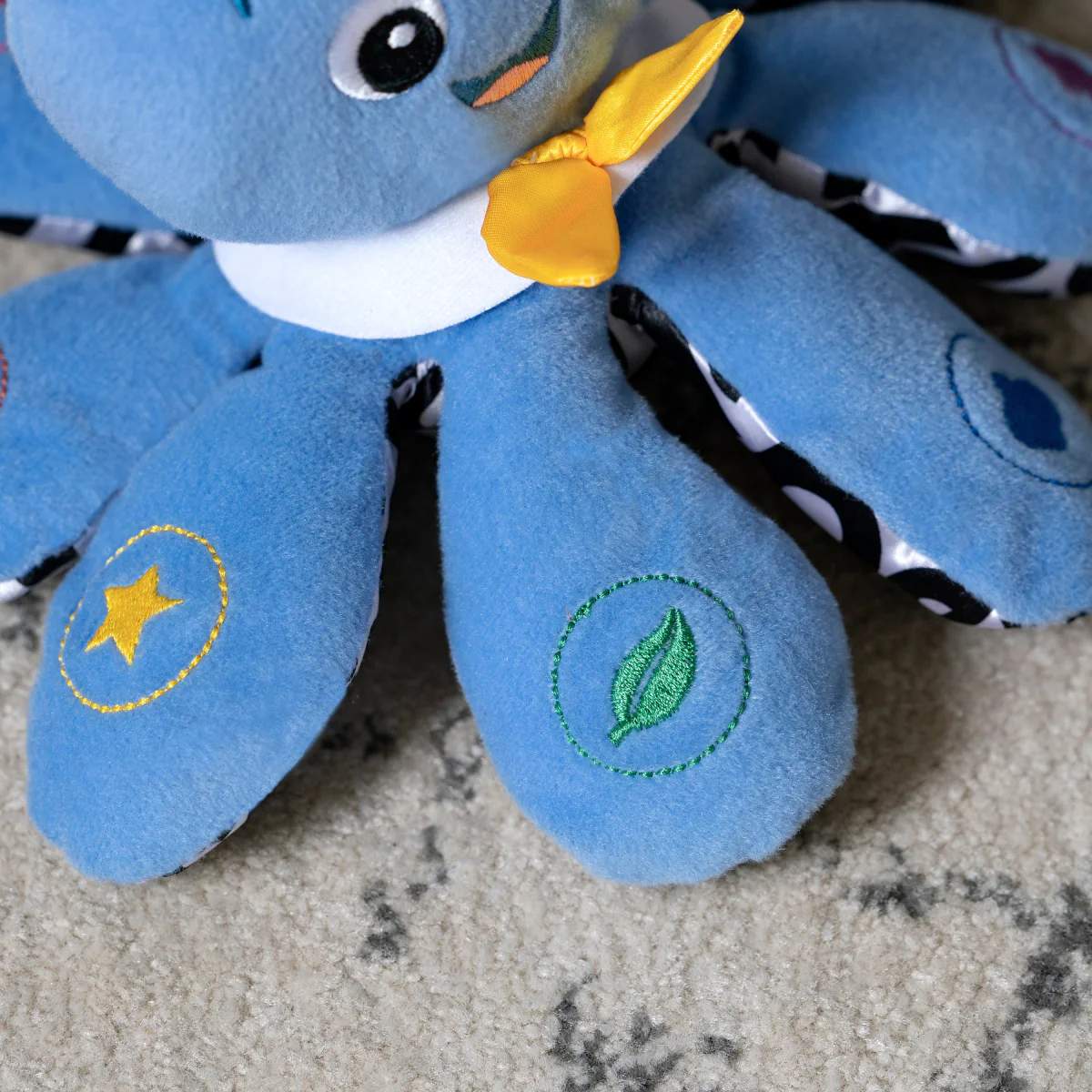 Baby Einstein Musical Octopus Plush Toy with Volume Control - Blue - Image 2