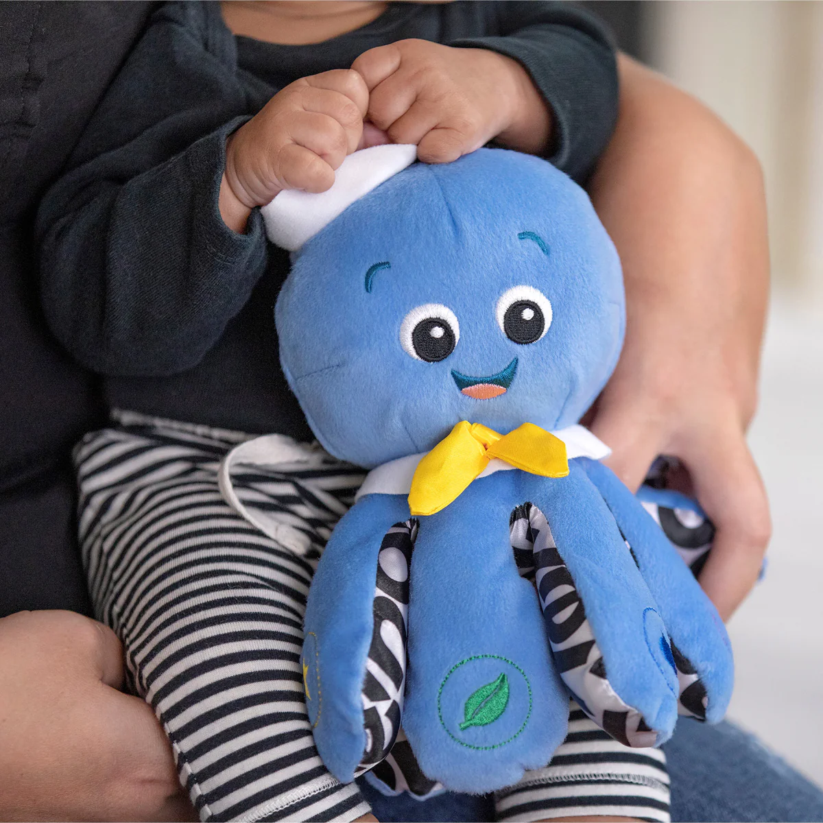 Baby Einstein Musical Octopus Plush Toy with Volume Control - Blue - Image 3