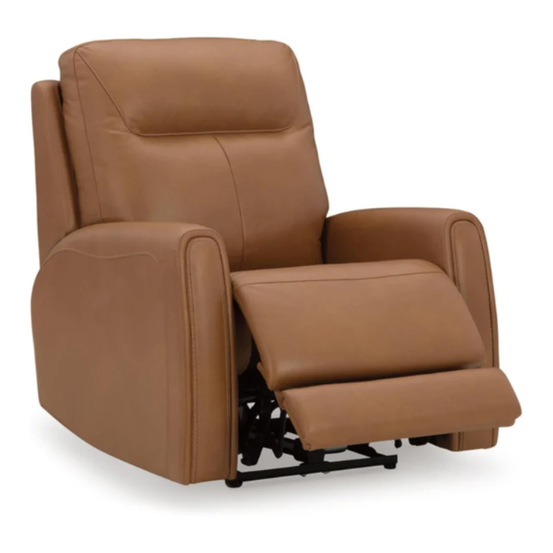Edna Power Recliner with Side Control by Kuka - Brown - Image 4
