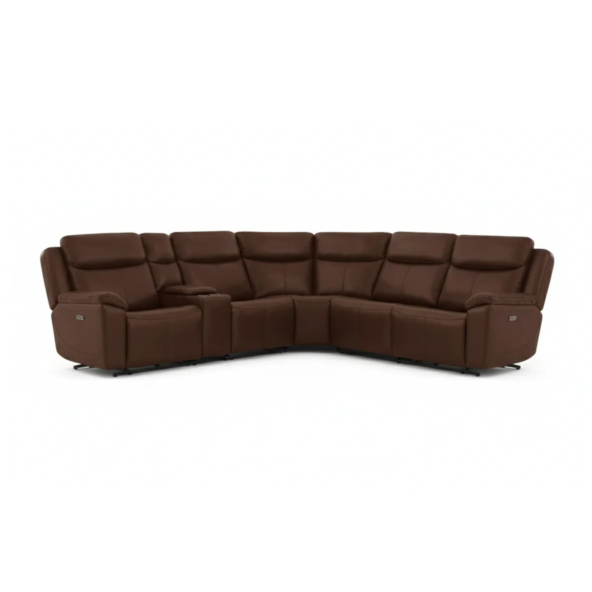 Longoria Power Motion Sectional Sofa by Best Home - Brown - Image 2