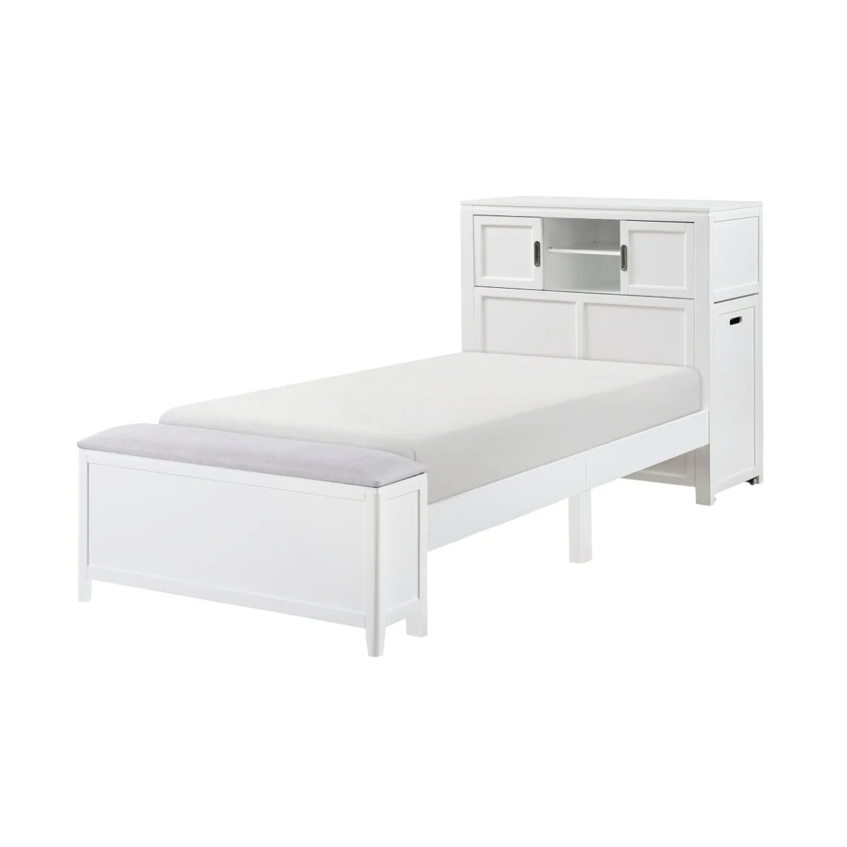 Youth Explorer Twin Bookcase Bedroom Set (4-Piece) by Homelegance - Image 5