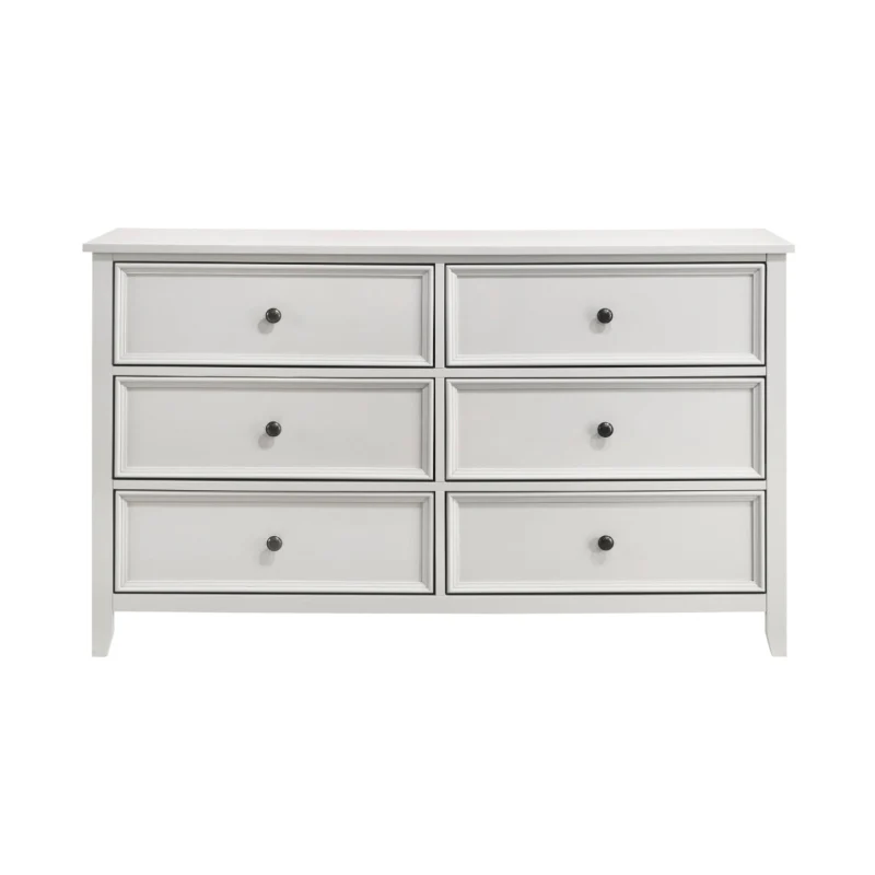 Denver Dresser with 6-Drawers by Homelegance - White - Image 2