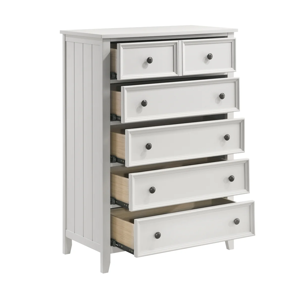 Denver Chest with 6-Drawers by Homelegance - White - Image 4