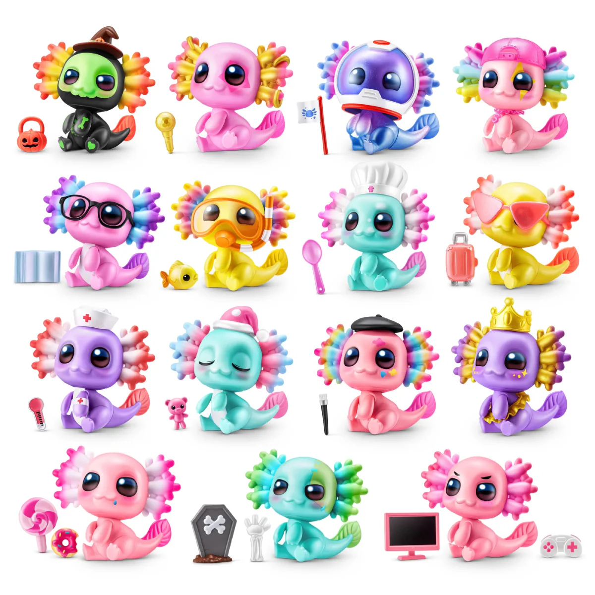 5 Surprise A-Lot-A Axolotls Toy - Assortment