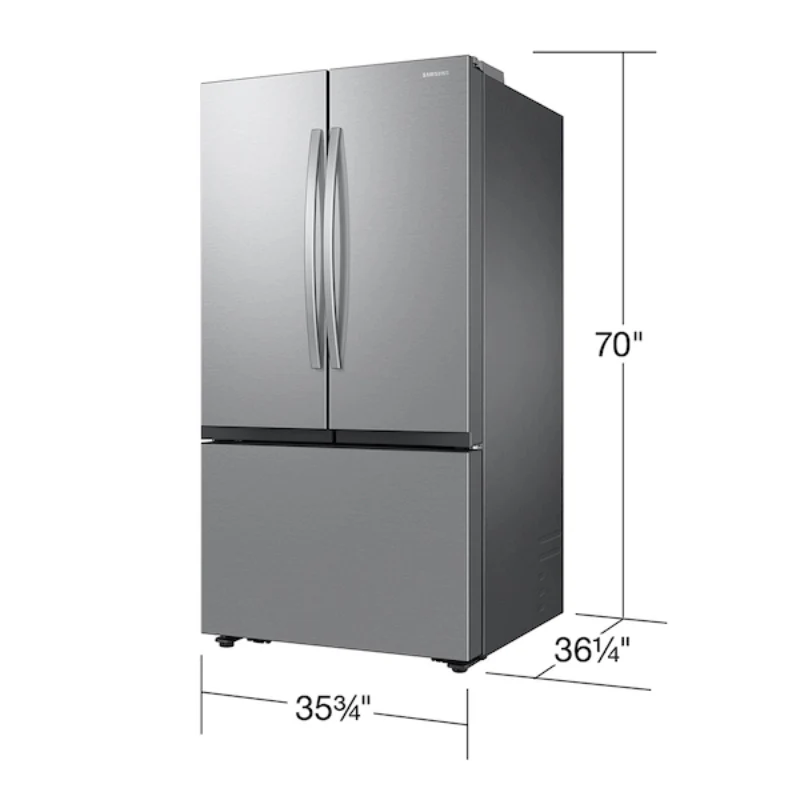 Samsung RF32CG5100SR 32 cu. ft. French Door Refrigerator with Dual Auto Ice Maker - Silver - Image 4