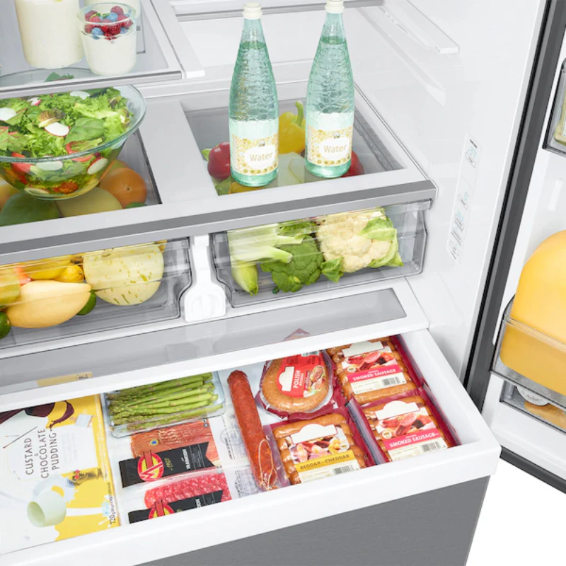 Samsung RF32CG5100SR 32 cu. ft. French Door Refrigerator with Dual Auto Ice Maker - Silver - Image 5