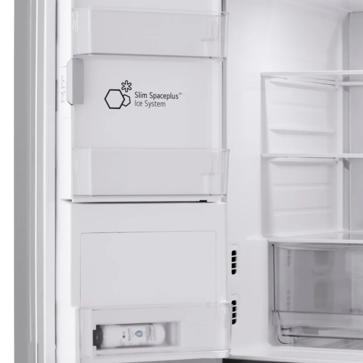 LG LF29S8365S 29 cu. ft. Smart InstaView Standard-Depth MAX French Door Refrigerator - Silver - Image 4