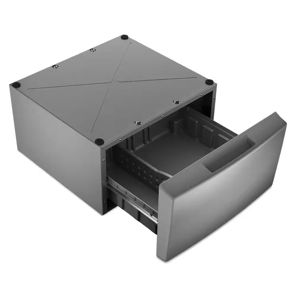 Whirlpool 15.5" Pedestal for Front Load Washer and Dryer with Storage - Silver - Image 3
