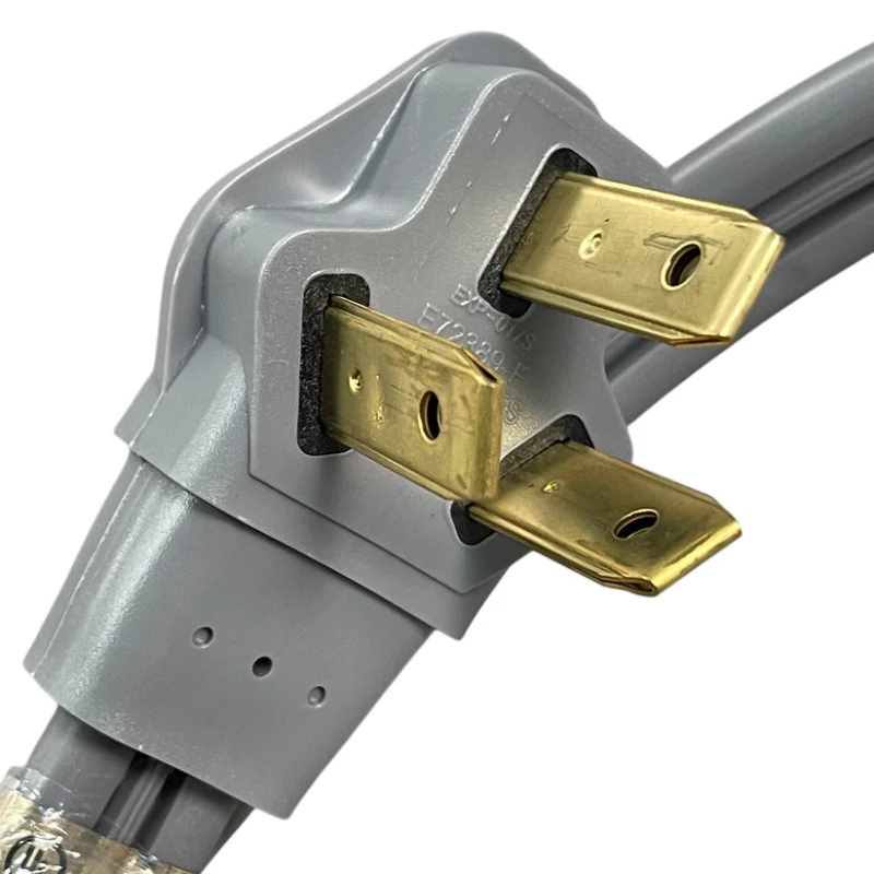 NDA 4' 40 AMP 3 Wire Cord Bagged - Gray - Image 3