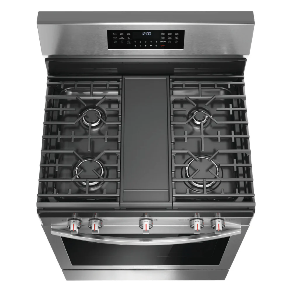 Frigidaire Gallery GCRG3060BF 5.1 cu. ft. Freestanding Gas Range with Self Cleaning - Silver - Image 3
