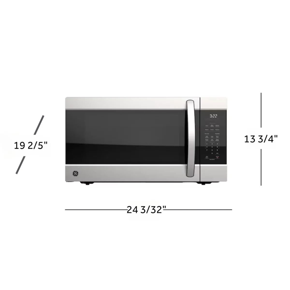 GE GCSH22U1WSS 2.2 cu. ft. Counter Top Microwave Oven with Built-In Wi-Fi - Silver - Image 4