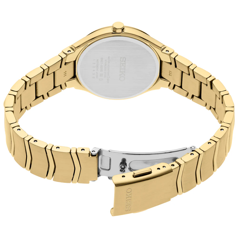 Seiko Essentials Women's 30mm Bracelet Watch - Gold - Image 3