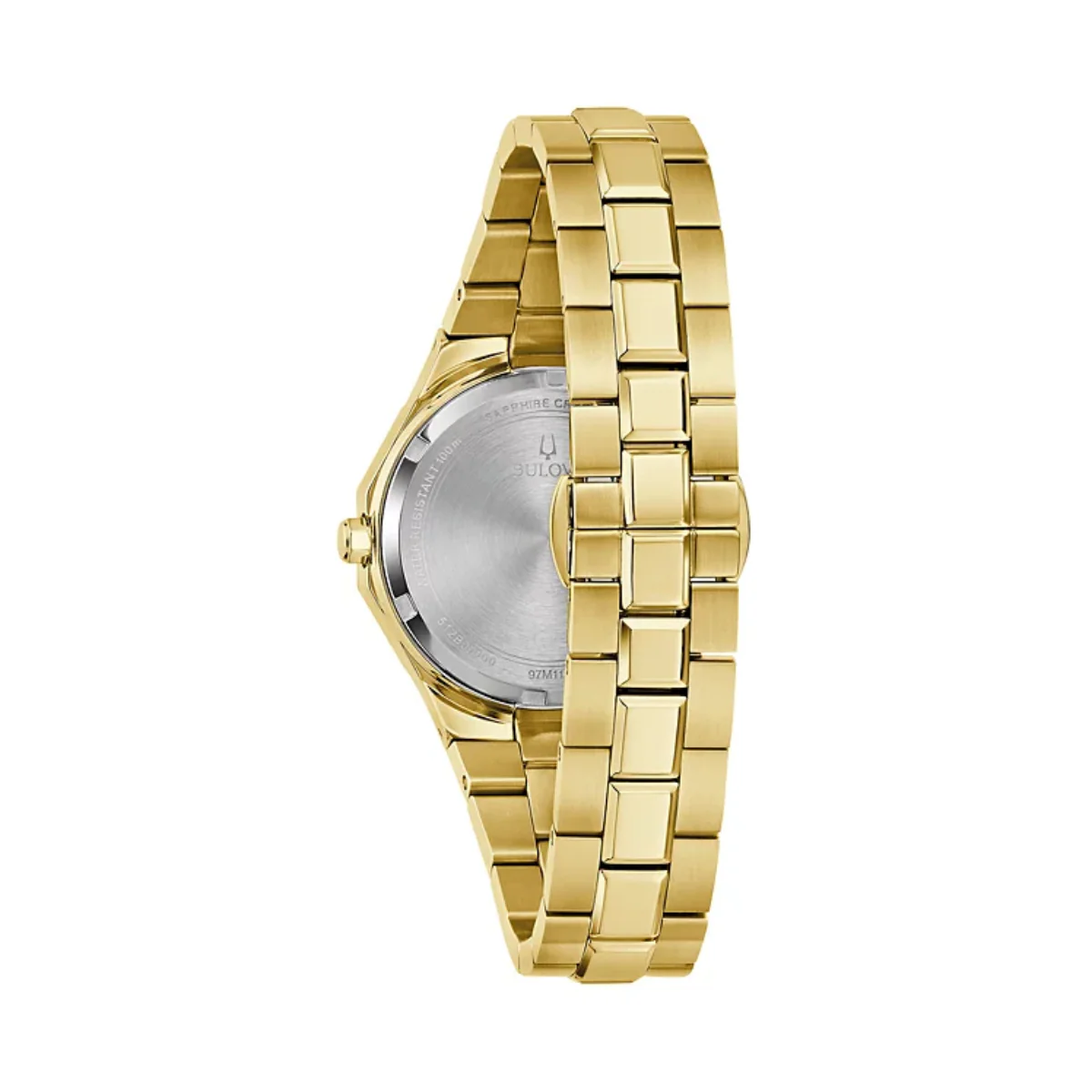 Bulova Prestige Women's 32mm Analog Gold Bracelet Watch - Pearl Dial - Image 3