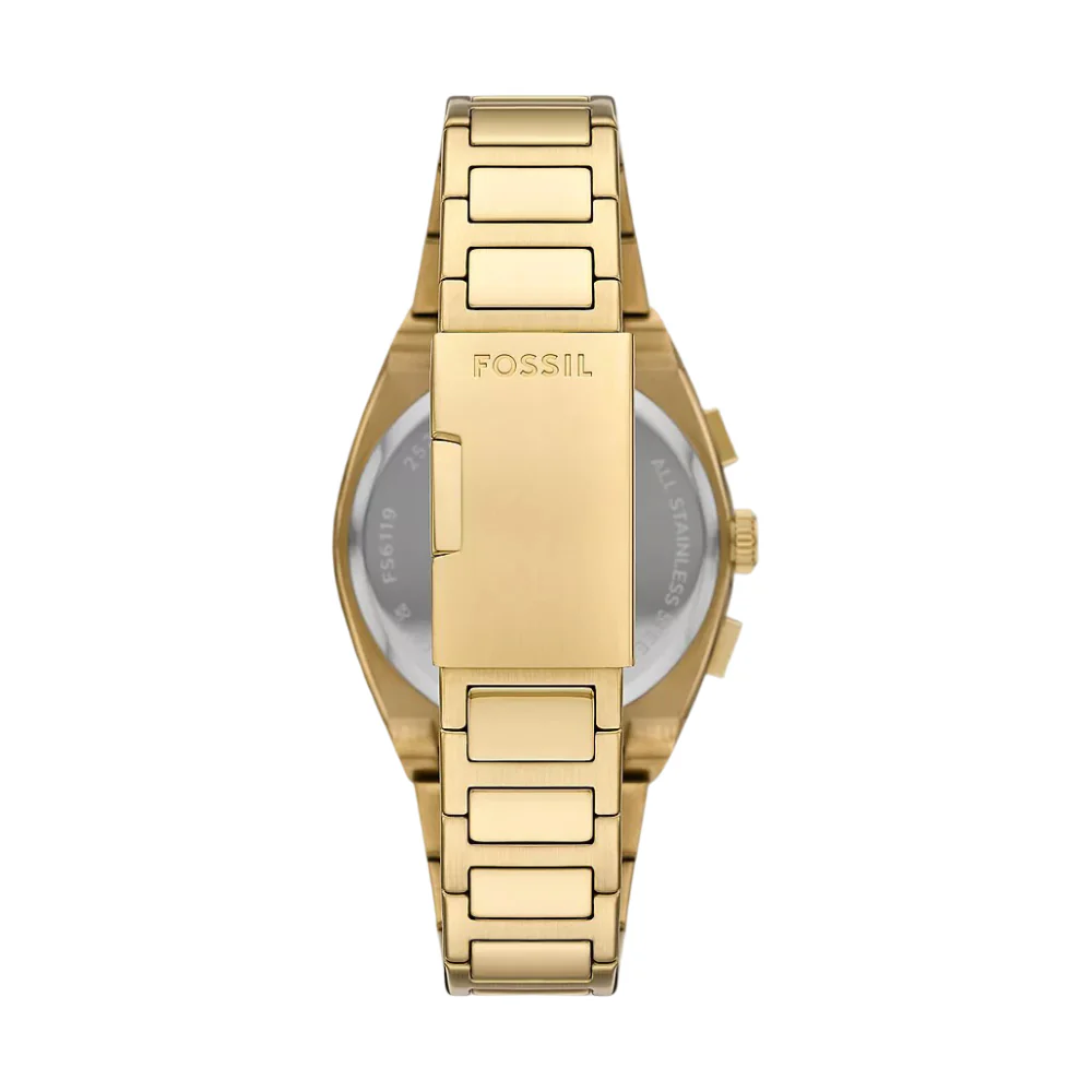 Fossil Everett Men's 44mm Bracelet Watch - Gold - Image 2