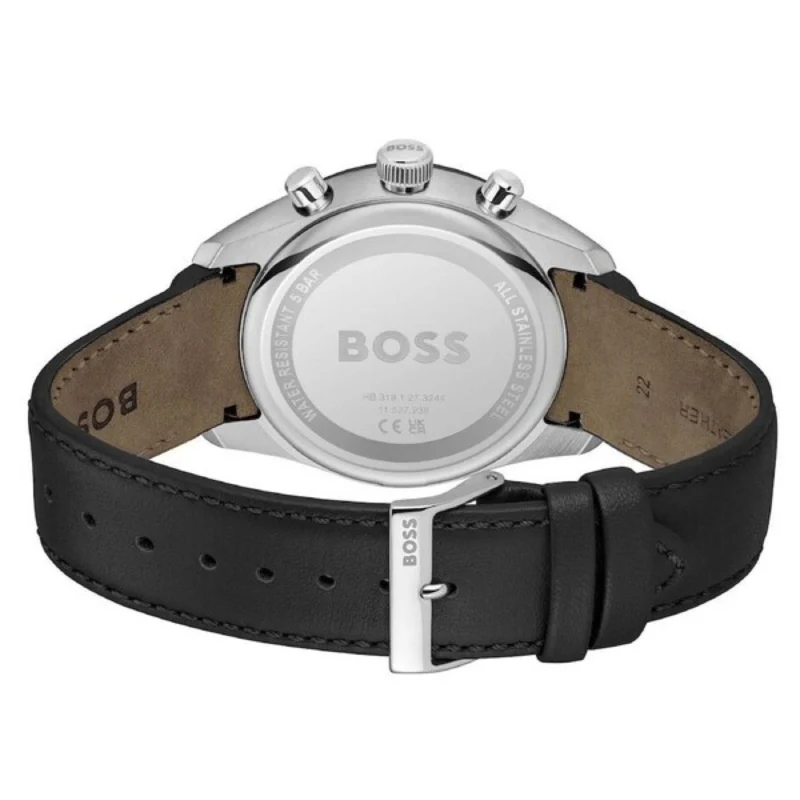 Hugo Boss Grand Prix 44 Men's 44.5mm Strap Watch - Black - Image 3