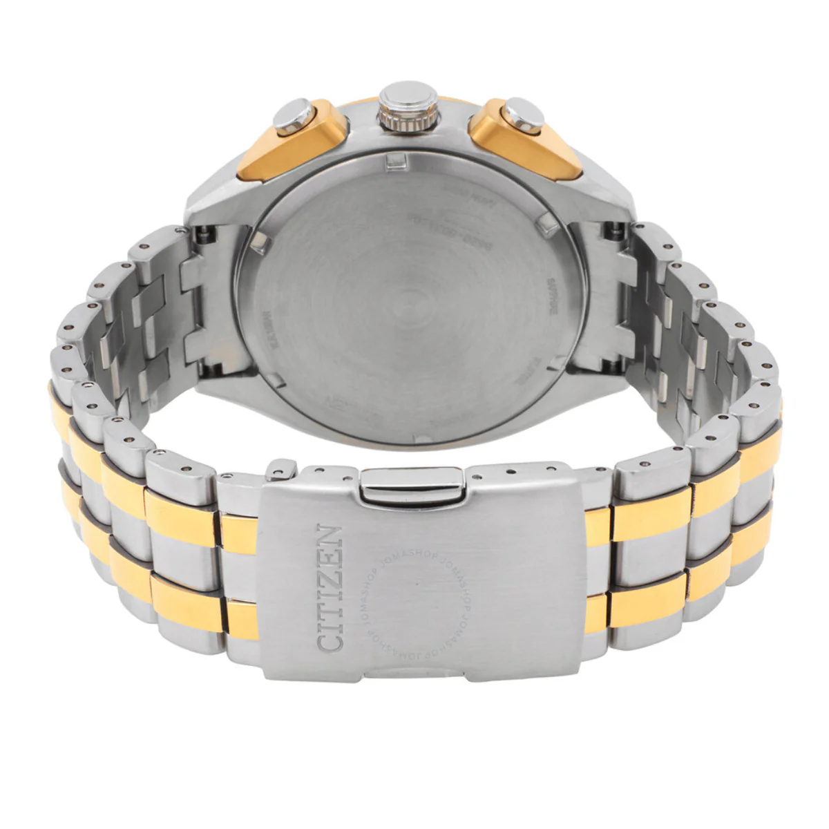 Citizen Eco-Drive Carson Men's 43mm Two-Tone Analog Bracelet Watch - Blue Dial - Image 3