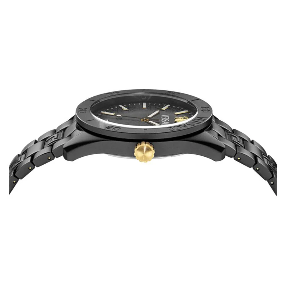 Versace V-Dome Men's 42mm Bracelet Watch - Black - Image 2