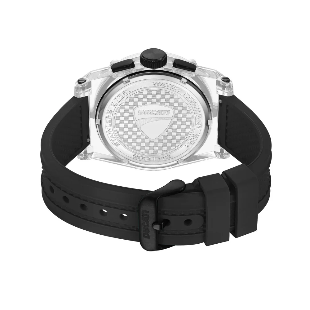 Ducati Supermotos Men's 44mm Strap Watch - Black - Image 4