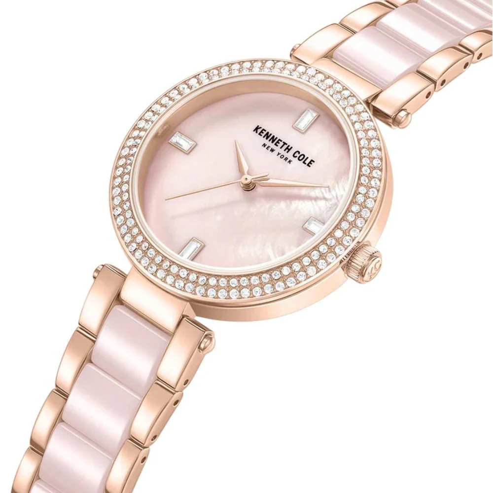 Kenneth Cole New York Classic Women's 37mm Bracelet Watch - Rose Gold - Image 3