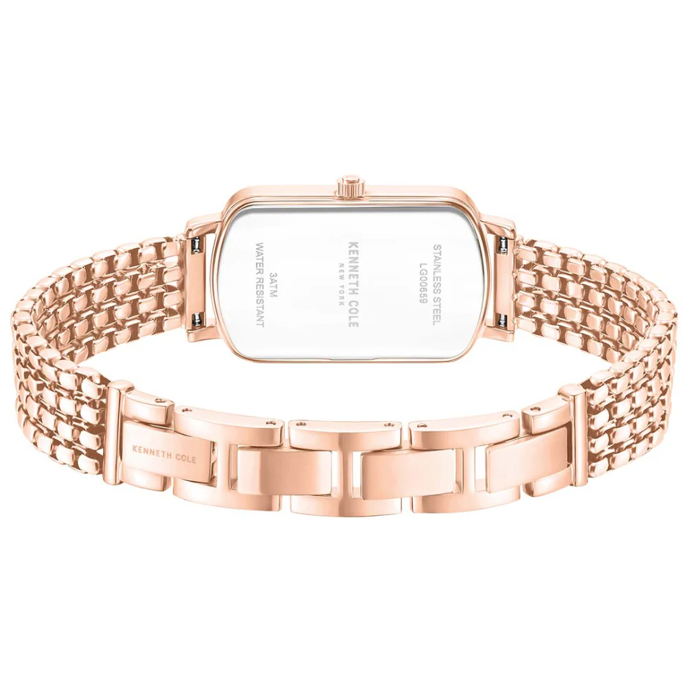 Kenneth Cole New York Women's 22mm Rose Gold Bracelet Watch - Blue Dial - Image 3