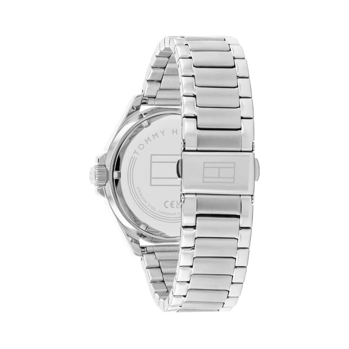 Tommy Hilfiger Logan Men’s 43mm Analog Silver Bracelet Watch - Blue Dial - Image 3