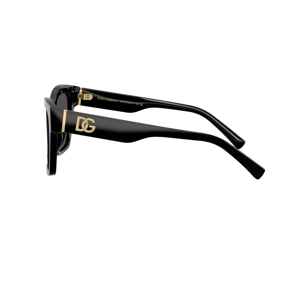 Dolce & Gabbana DG4512 Unisex Square Solid Color Sunglasses - Image 3