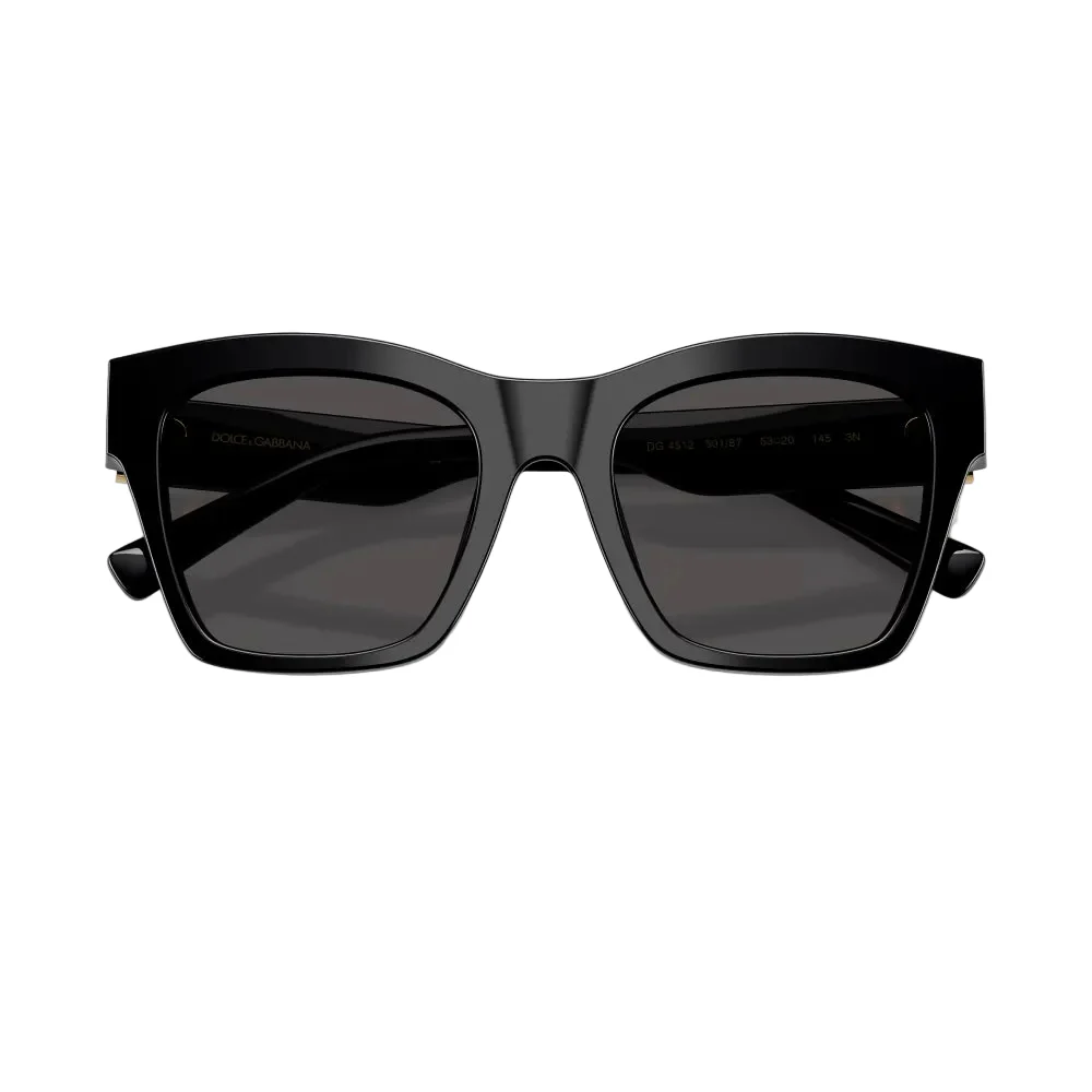 Dolce & Gabbana DG4512 Unisex Square Solid Color Sunglasses - Image 4