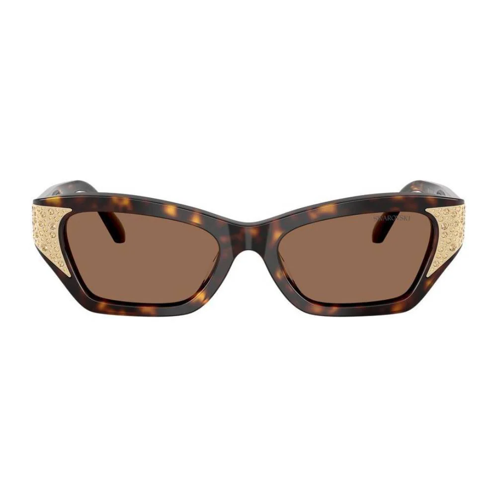Swarovski SK6029100273 Women's Cat Eye Solid Color Sunglasses - Image 2