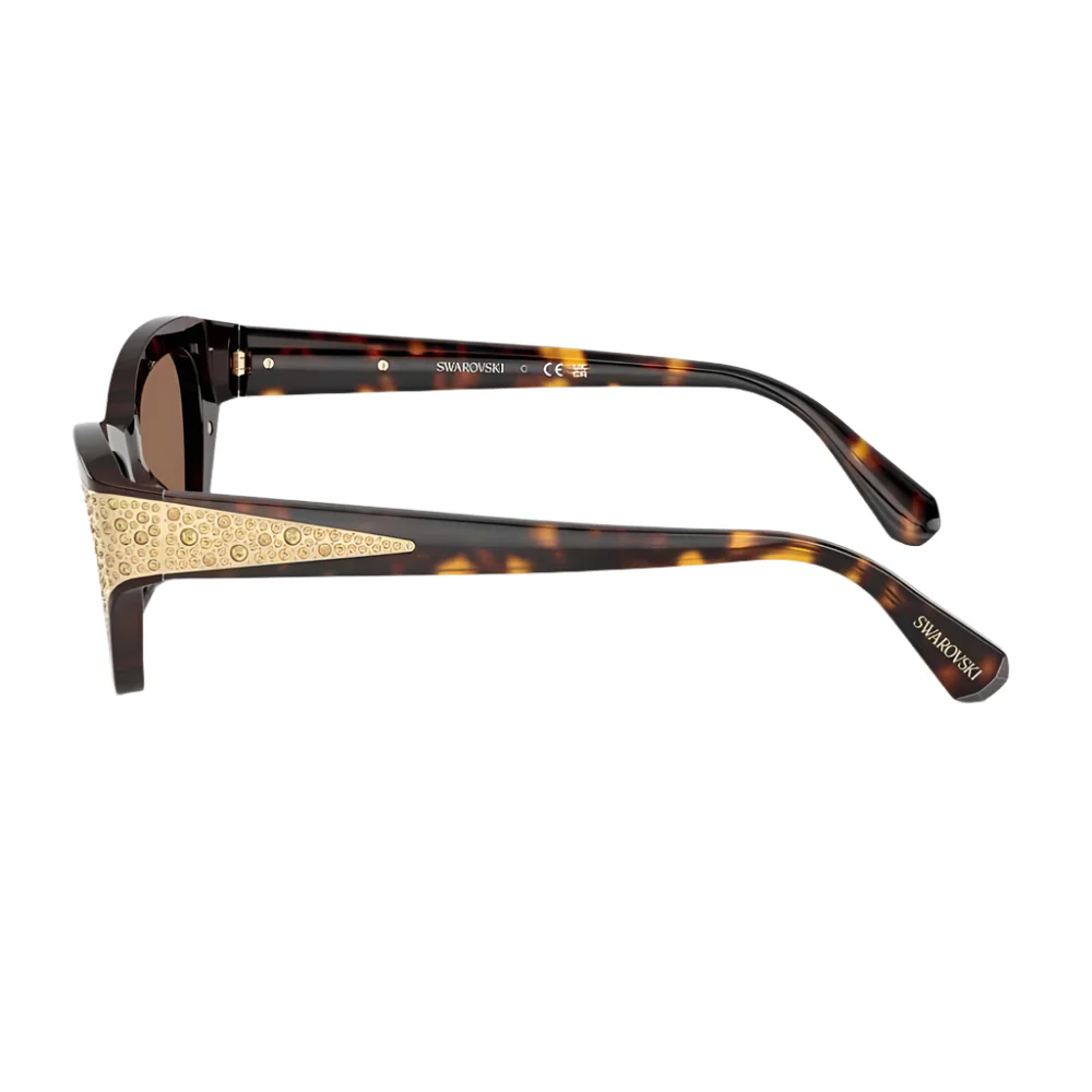 Swarovski SK6029100273 Women's Cat Eye Solid Color Sunglasses - Image 3