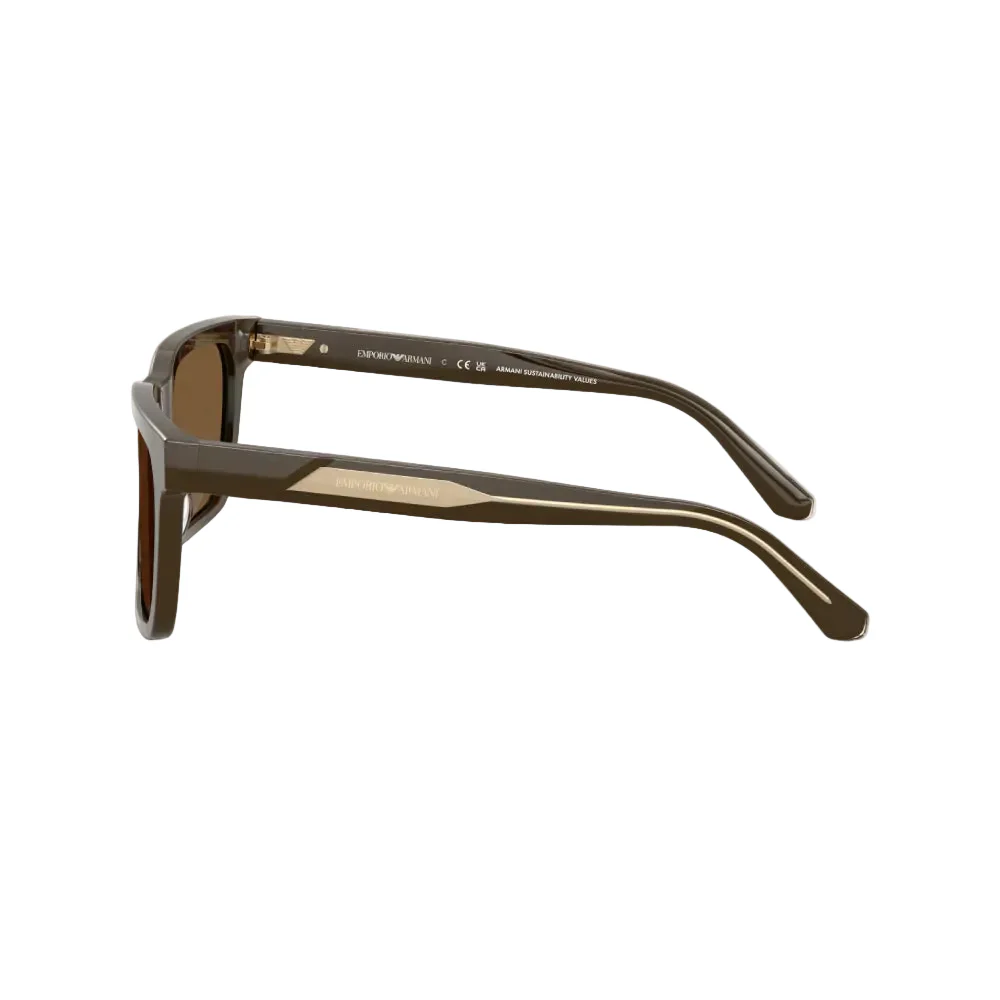 Emporio Armani EA4262U Men's Square Solid Color Sunglasses - Image 3