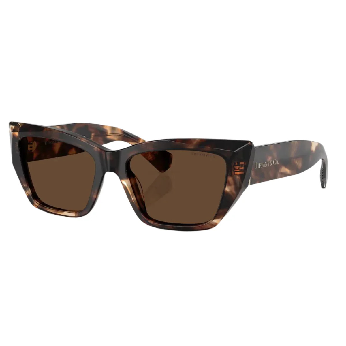 Tiffany & Co. TF423084213G Women's Cat Eye Solid Color Sunglasses