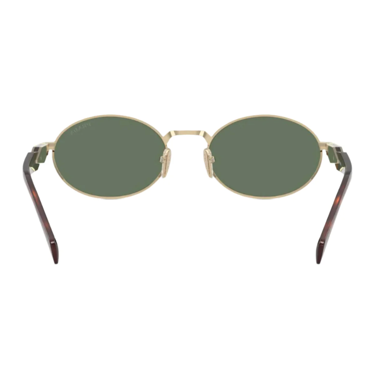 Prada PR 65ZSZVN70 Women's Oval Solid Color Sunglasses - Image 3