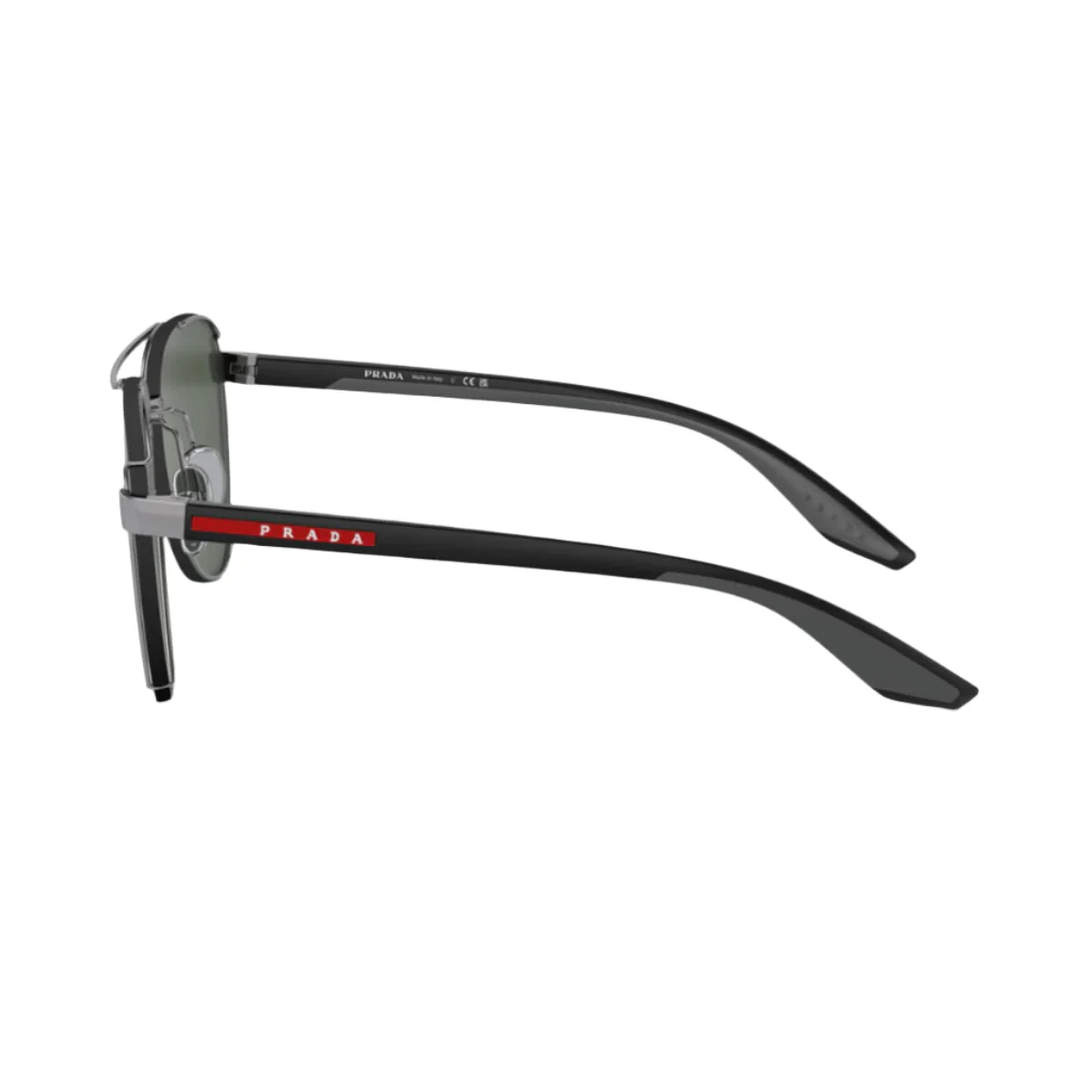 Prada Linea Rossa PS 51YS5AV50 Men's Pilot Solid Color Sunglasses - Image 3