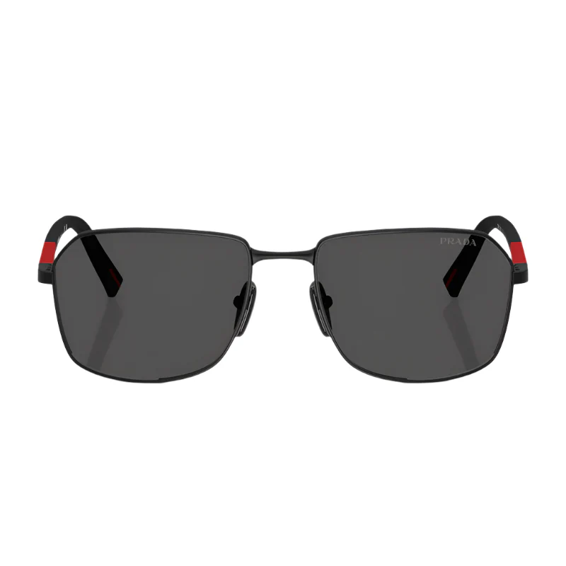 Prada Linea Rossa PS A51S1BO06 Men's Rectangular Solid Color Sunglasses - Image 2