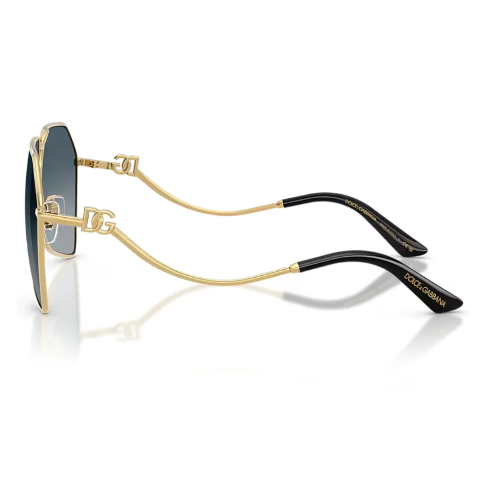 Dolce & Gabbana DG2326 Women's Pilot Gradient Sunglasses - Image 3