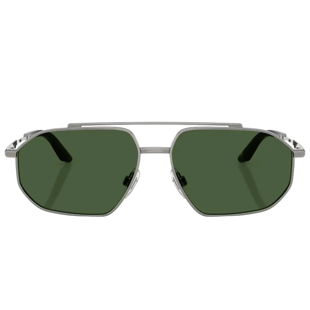 Dolce & Gabbana DG2328 Men's Pilot Solid Color Sunglasses - Image 3