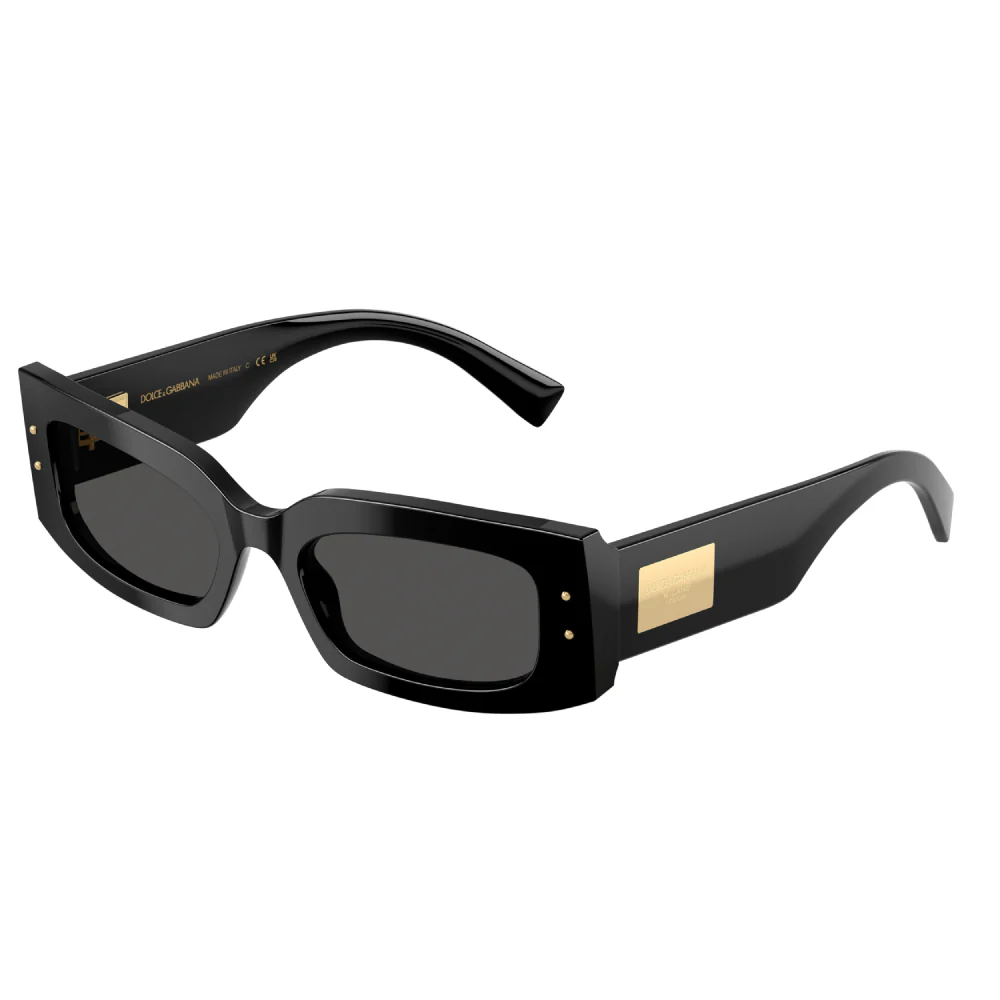 Dolce & Gabbana DG4479 Women's Rectangular Solid Color Sunglasses - Image 4